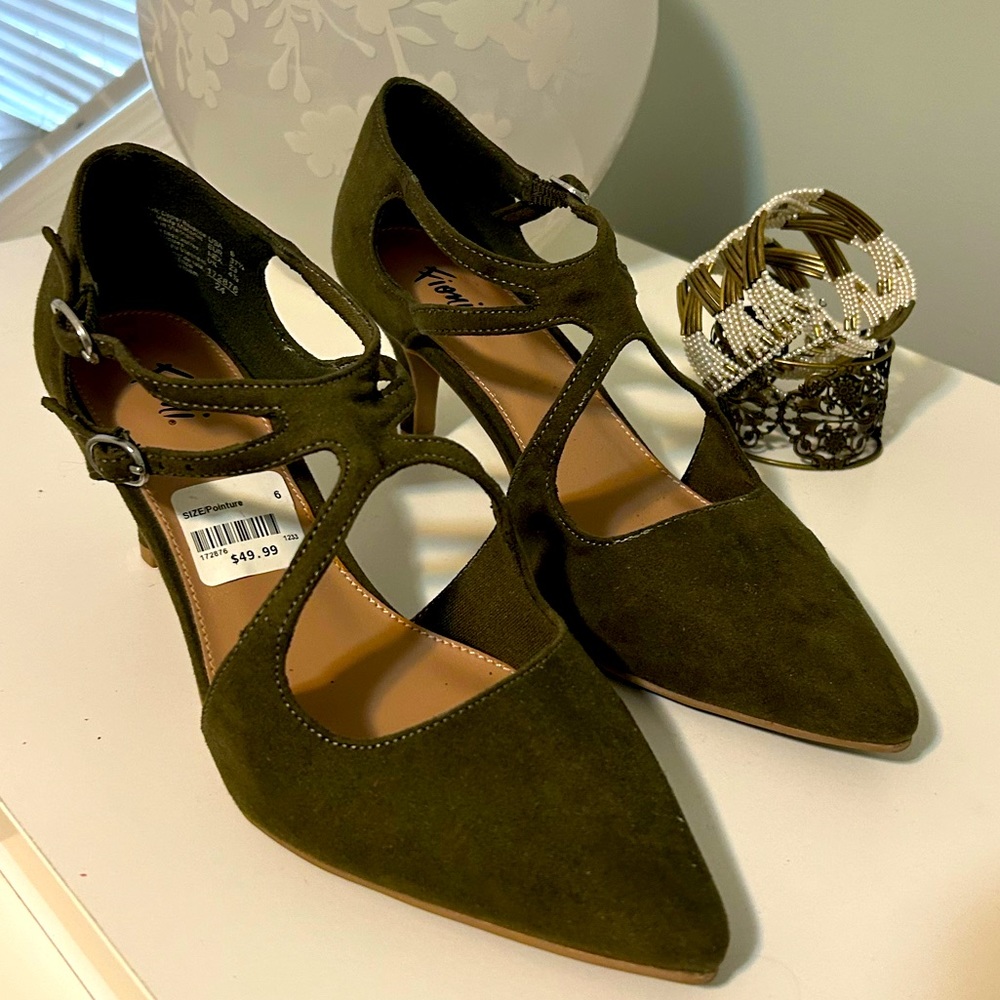 Women’s double strapped heels